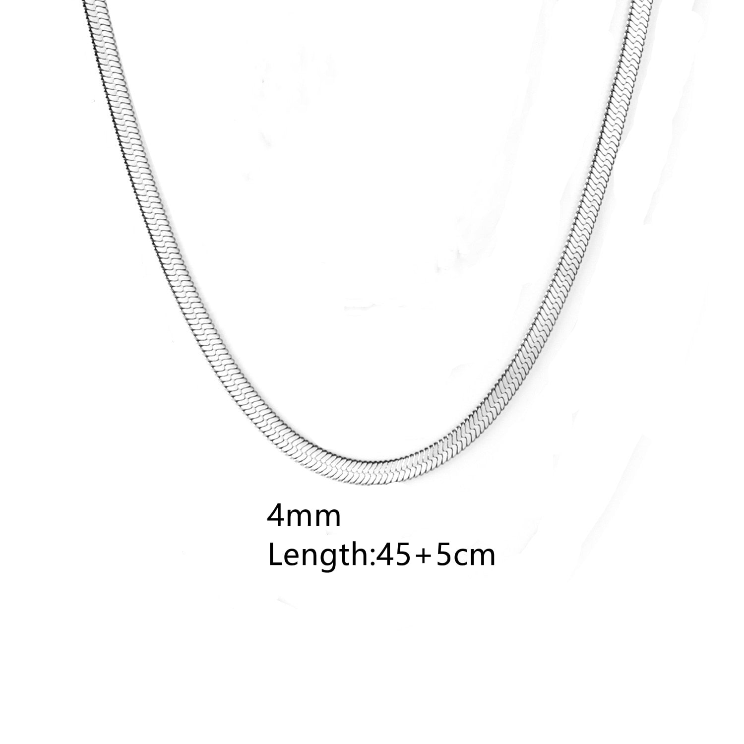 ASON Stainless Steel Twist Snake Fat Snake Blade Chain Necklace Gold Color For Women Men For DIY Fashion Jewelry Making Support asonjewelry